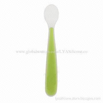 BPA free silicone spoon for baby, FDA approved